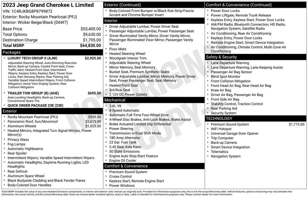 2023 Jeep Grand Cherokee L Limited