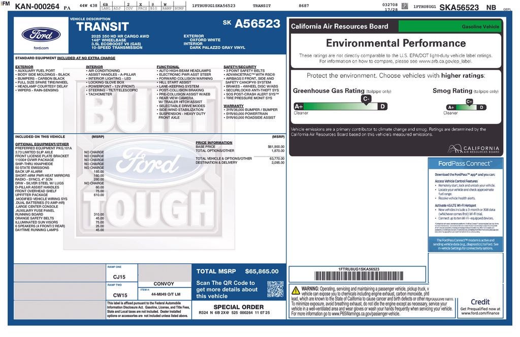 2025 Ford Transit-350 Base