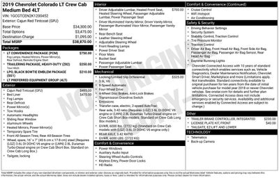 2019 Chevrolet Colorado LT