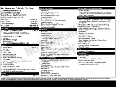 2025 Chevrolet Colorado ZR2