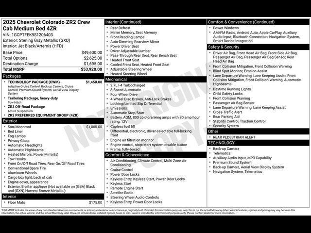 2025 Chevrolet Colorado ZR2