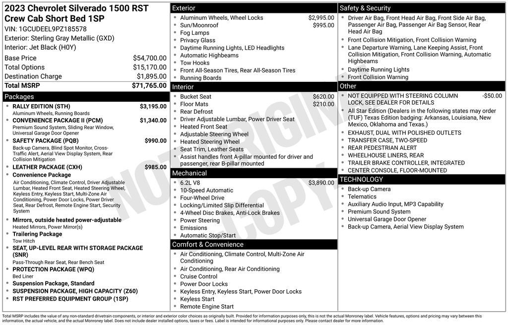 2023 Chevrolet Silverado 1500 RST