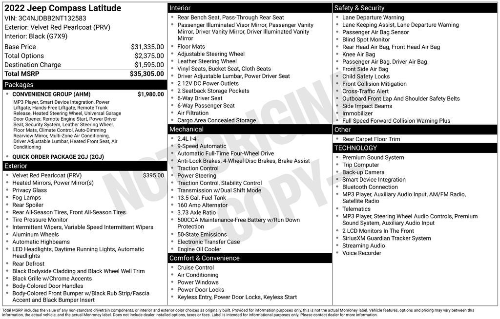 2022 Jeep Compass Latitude