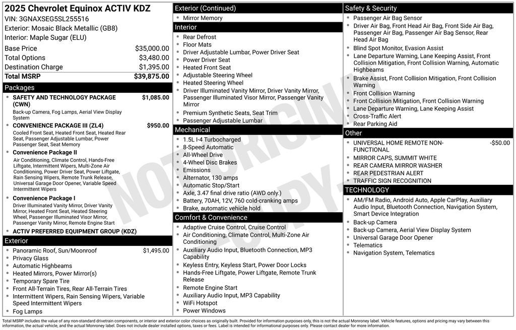 2025 Chevrolet Equinox ACTIV