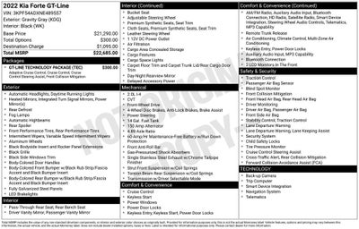 2022 Kia Forte GT-Line