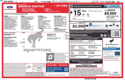 2026 Ford Bronco Raptor®