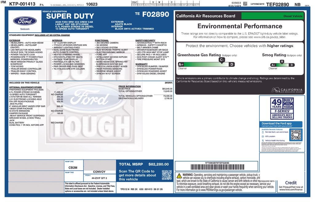 2026 Ford Super Duty F-250® Lariat®