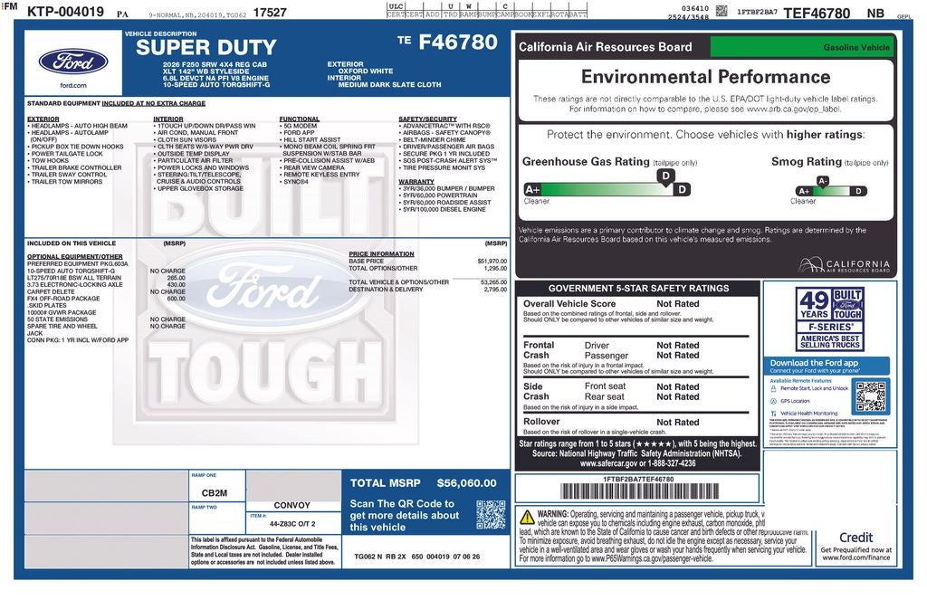 2026 Ford Super Duty F-250® XLT