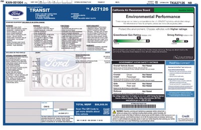 2026 Ford Transit Commercial Cargo Van