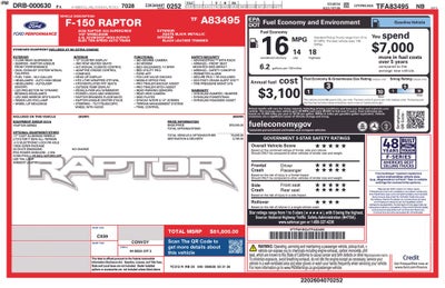 2026 Ford F-150 Raptor®