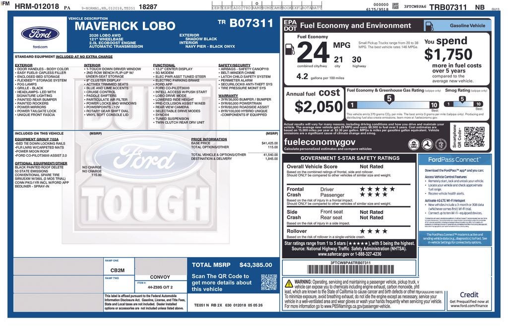 2026 Ford Maverick Maverick Lobo™