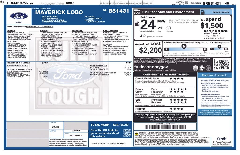 2025 Ford Maverick Lobo™